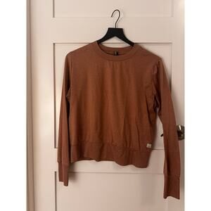 Vuori Ponto Performance Crewneck Sweatshirt in Autumn Heather - Size Medium